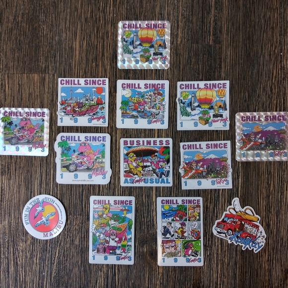 Brandy Melville Accessories - 13 pc Brandy Melville Sticker Collection CHILL